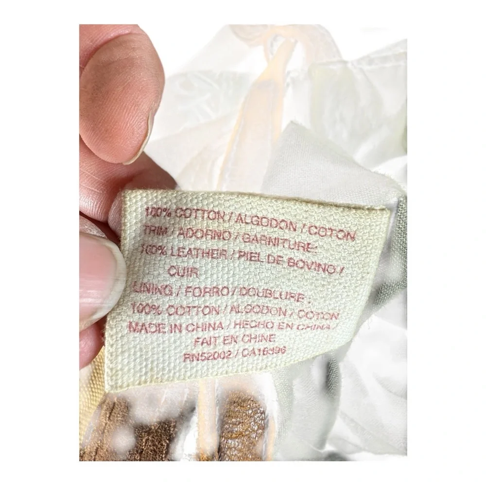 Lucky Brand Canvas and Leather‎ Bucket Bag - Picture 7 of 10